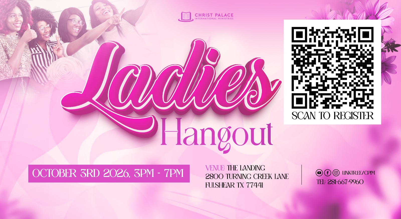 Ladies Hangout flyer